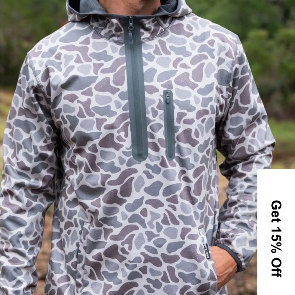Burlebo Duke Tech Fleece Deer Camo NEW WITH TAGS